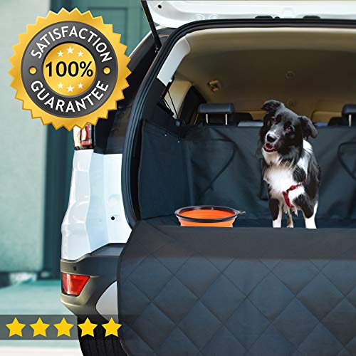 Car Boot Liner for Dogs Non Slip Car Boot Cover with Bumper Flap 4