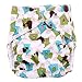 Happy Cherry Baby 7 Pack Washable Reusable Cloth Nappies Breathable Adjustable Snap 7pcs Pack Pocket Cloth Diaper