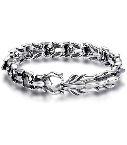 Urban-Jewelry Bracciale da Uoo in Acciaio Inox Color Argento e Oro, 23