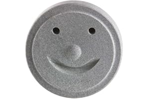 Hukka Design Saunasmiley aus Speckstein für den Saunaofen -Saunaveijari- (Saunakumpan)