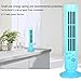 Produktbild Ventilator, Voberry Neue Mini Portable USB Kühlung Klimaanlage Luftreiniger Turm Blattloser Schreibtisch Fan (Blau)