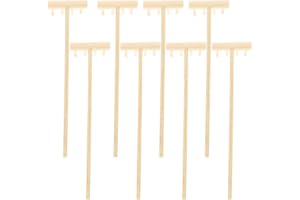 COHEALI 8 Pièces Mini Râteau De Jardin Zen Sable De Outils De Jardin Zen Sable Lissage Râteau Poussoir Accessoires De Jardin Zen