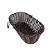 Isabella Alicia Undressed Elegant Royal Baby Bassinet Oak Wicker Basket Leather Handles