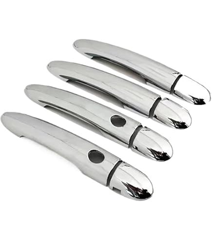 Poignées De Porte Voiture Fibre Carbone Pour Renault Megane 3 MK3 2008-2016 - Set 4 Portes Élégant Et Sportif