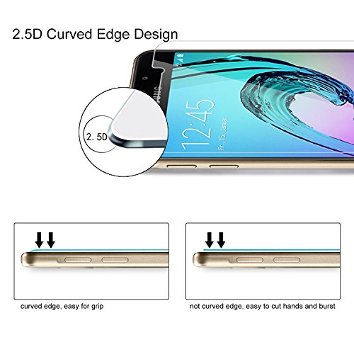 Galaxy A3 2016 Schutzfolie, Vakoo Galaxy A3 2016 Displayschutzfolie – [Hartglas 9H] Panzerfolie Samsung Galaxy A3 2016 Folie Glasfolie Schutzglas Panzerglas für Samsung Galaxy A3 2016 (2-Stück) - 3