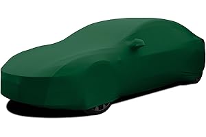 WinPower Funda Coche Interior Antipolvo Transpirable Elástica Lona Cubre Funda Protectora Completa Suave Antiarañazos Sedán Cubierta para Garaje Exposición de Coches Verde, 4.61-4.89M, 1 Pieza