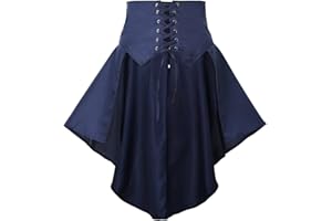 COSDREAMER Steampunk - Cinturón de cintura para mujer, diseño de corsé pirata