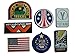 Produktbild Alien Film Weyland Nostromo USCM Colonial Marines Eagle Bügelbild Aufnäher Applikation Emblem Crew Patch Set, 7 Eisen auf Abzeichen [AL10]