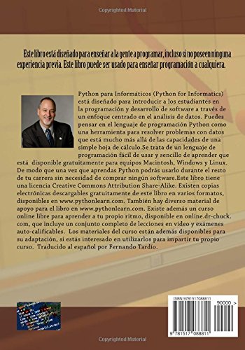 Livres Couvertures de Python para informaticos: Explorando la informacion