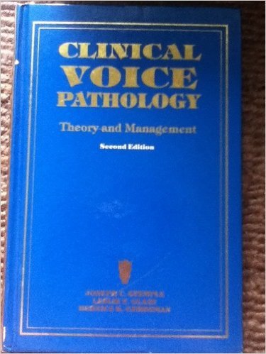 Pdf Clinical Voice Pathology Theory And Management By Joseph C Stemple Download Turgayandr