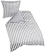 Produktbild Marc O'Polo 730001-100DE-018 Bettwäsche Classic Stripe, Maße: 1-er set 135 x 200 und 80 x 80 cm, Material: 100% Baumwolle/Satin, Farbe: Grau