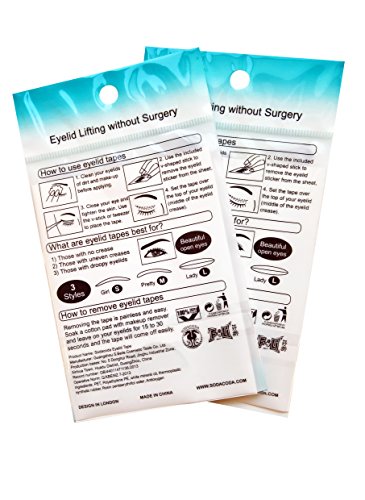 FOLI – SCHLUPFLID TAPE „lady size“ (L) – Augenlidlifting ohne OP [2x60Paar] - 2