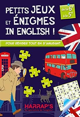 Harrap'S Petits Jeux et Petites Enigmes 100 % British 6-5 - Cahier de vacances