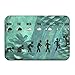 Produktbild Doormats Outdoor Welcome with Quotes Weekly Working Life Evolution Cycle Monday to Sunday Concept Black Figure Style Inside Or Outside Doormats for Front Door Dust-Proof (L23.6"X15.7"W)