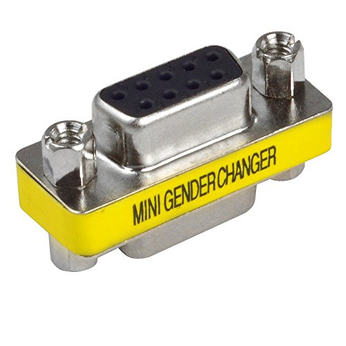MENGS® 9 Pin RS232 DB9 Pin weiblichen zu weiblichen serielles Kabel Gender Changer Adapter-Stecker - 5