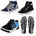 Earton Men/Boys Canvas Combo Pack of 4 Casual Shoes & Slippers RS.698.00