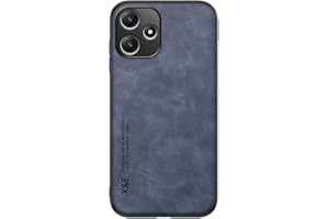 Kepuch Silklike Funda para Redmi 12 5G, Redmi Note 12R - Case Carcasa Placa de Metal Incorporada para Redmi 12 5G, Redmi Note 12R - Azul