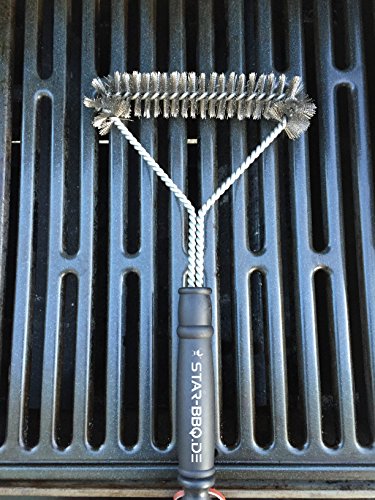 STAR-BBQ Grillbürste für Emaille, Edelstahl und Gusseisen - 7
