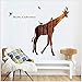 Produktbild Giraffe Silhouette Cartoon Wandaufkleber Schlafzimmer Wohnzimmer Tv Dekorative Wandaufkleber 110X138Cm