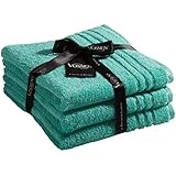 Vossen Frottier bajo Juego Active Pacific, 100 % algodón, 3x Handtuch 50x100 cm