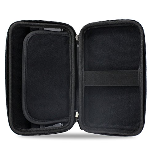 KEESIN 2.5 inch Festplatte Tasche tragen Tragetasche Multifunktions-Schutzhülle für WD Western Digital Elements External Mein Passport Externes Festplattengehäuse (Silber) - 3