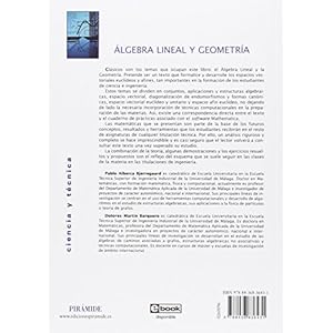 Pack: Álgebra Lineal Y Geometría (Ciencia Y Técnica)