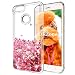 Produktbild OKZone Xiaomi Mi A1 Hülle,Mi 5X Hülle Glitzer [mit HD-Schutzfolie], Luxus Fließen Glitzer TPU Kreativ Shiny Glanz Glitter Sparkle Schutzülle Etui Beschützer für Xiaomi Mi A1 / Mi 5X (Rotes Herz)