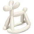 Miraloop Teething Toy for Baby 0-6, 12, 18 Months Infant, Jellydog Never Drop Food Grade Silicone Rocking Teether, Prevent Choking & Odorless, Less Dust and Hair Adhesion, Baby Gift