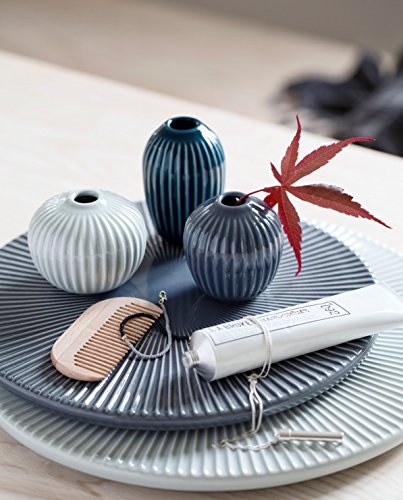 Kähler Design Mini-Vasen Hammershøi Mint-Anthrazit-Petrol (3-teilig) - 2