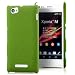 Produktbild Saxonia. Slim Hardcase für Sony Xperia M leichte und praktische Schutzhülle in Grün