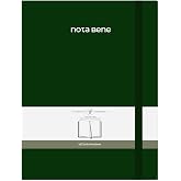 Victoria's Journals Nota Bene Classic Sert Kapak Defter (Yeşil, 19x25 cm)