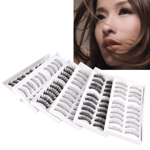 60X Falsche Künstliche False Unechte Wimpern Eyelash - 2