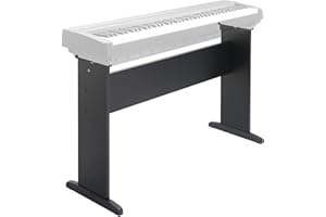 Zreephy Soporte universal para teclado de piano de 76/88 teclas, soporte de madera compatible con YMH P Series, CSO PX Series, RLD FP Series teclados de pianos digitales - KWS-G1 (negro, M)