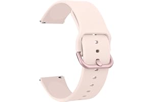 MUGUST Bracelets de Montres Silicone 20mm 22mm, Remplacement Dégagement Rapide pour Femme Homme 20mm 22mm