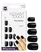 Elegant Touch Pre Polished Nails with self adhesive tabs  - Jet Black - 301
