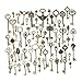 Produktbild Zedtom 69 Stk Vintage Bronze Schlüssel Verschiedenartig Form Anhänger Schmuck für DIY Deco, Sammlung, Zubehör
