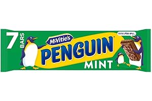 McVitie's Penguin Mint Biscuit Bar 7 x 24.6g, 172g