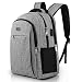 Produktbild Herren Laptop Rucksack Gepolstert Computer Rucksack Wasserabweisende Reiserucksack 15,6 Zoll mit USB Ladeanschluss Schulter und Rückenpolsterung für Business Schule Frauen Männer Damen