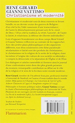 Livres Couvertures de Christianisme et modernité