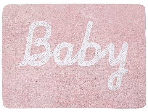 Lorena Canals Baby Petit Point Washable Rug (Pink)