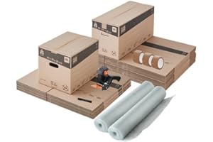 Pack and Move - Kit déménagement T3/T4 + marqueur noir et 3 adhésifs