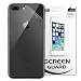 Produktbild iPhone 8 Plus Schutzfolie, EasyAcc Ultra dünn 0.01mm Weicher PET Flim iPhone 8 Back Schutzfolie Voller Kratzschutz Anti Shock für iPhone 8 Plus/ iPhone 7 Plus Diamantschwarz2