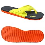  Puma Why Flip Zehentrenner Zehensandale Sandale Badeschuhe Unisex (41, Gelb-Blau-Orange)