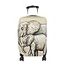 Produktbild COOSUN Elefant Mutter und Kind-Druck-Reise-Gepäck Schutzabdeckungen Waschbar Spandex Gepäck Koffer Cover - Passend für 18-32 Zoll L 26-28 in Mehrfarben