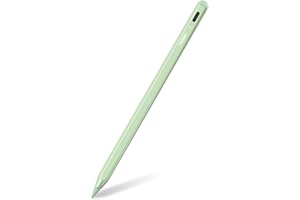 Metapen Penna A8 per Apple iPad 2018-2023, Ricarica Rapida, Sensibile all'Inclinazione & Rifiuto del Palmo, Compatibile con 10/9/8/7, Pro 11/12.9, Air 3/4/5, Mini 5/6 (Verde)