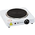 SQ Professional Blitz Electric Hot Plates Hob -Table-Top Cooking -Single & Double Portable Hob Rings - Warming -Cooking -Boiling - Fryer Hob for Home,Camping & Caravan Cooking -1000W