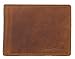 Produktbild Hill Burry Herren Echt-Leder Geldbörse Portemonnaie Brieftasche Portmonee Geldbeutel Kredit-Kartenetui Wallet Vintage Organizer Reisebrieftasche aus hochwertigem Leder braun LGHB3625