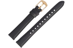 Fossil Pasek do zegarka 14 mm skóra niebieski złoty - ES-3843 | LB-ES3843