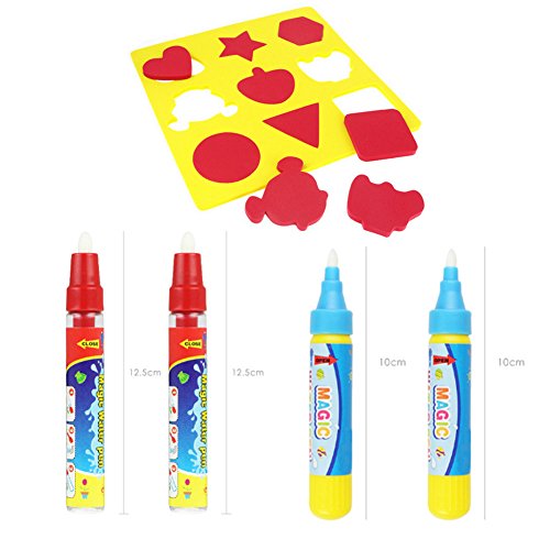 Doodle agua  Aqua mate   Tablero de Escritura de Agua Mat  80 60cm   xhforever Magic Pen Doodle del Aqua de los ni  os los juguetes del dibujo Mat juguete educativo Mat 1   4 Wate
