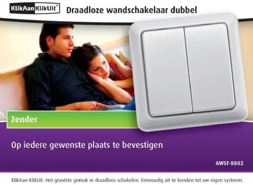KlikAanKlikUitAWST-8802 White Light Switch